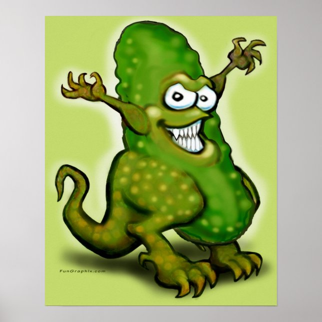 Pickle Saurus Rex Poster (Vorne)