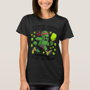 Pickle spielt Pickle Ball lustiger Pickleball-Fan T-Shirt