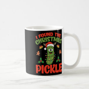 Pickle Weihnachtsmannmütze Xmas Lights - Ich fand Kaffeetasse