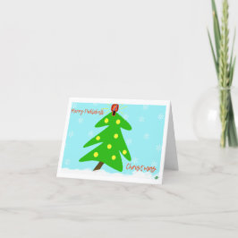 Picklebal Weihnachtskarte Dankeskarte