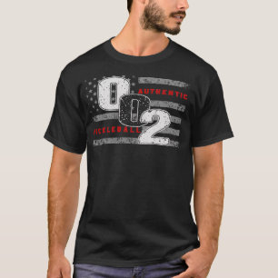 Pickleball 002 Flag beschädigt T-Shirt
