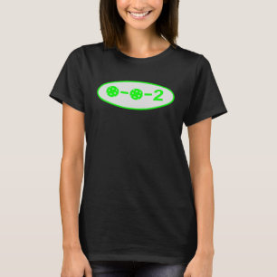 Pickleball 0 0 2 Ball Grafik T-Shirt