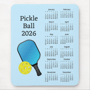 Pickleball 2026 Kalender Mousepad