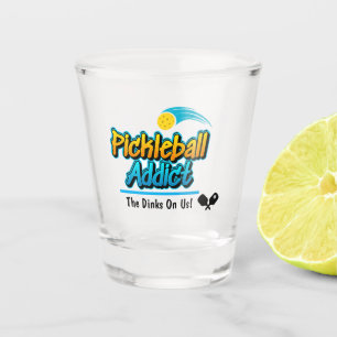 Pickleball Addict: Die Dinks auf uns! Schnapsglas