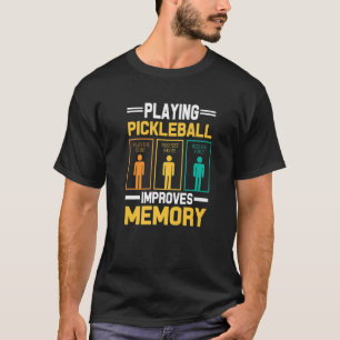 Pickleball Aiming Paddle Pickleball Player Fun Hop T-Shirt