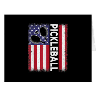 Pickleball American Flag Funny Pickleball Lover Vi
