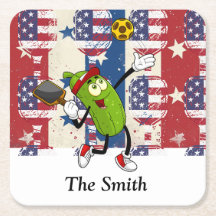 Pickleball American themed für 4. Juli