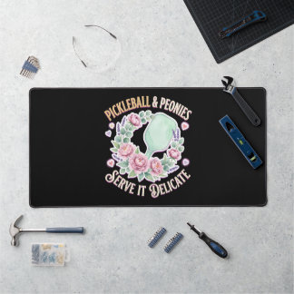 Pickleball And Peonies Serve It Delicate