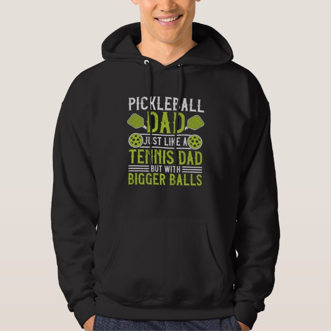 Pickleball Apparel Pickleball Player For Men Hoodie (Vorderseite)
