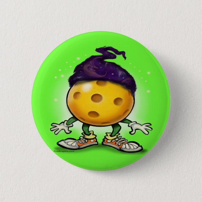Pickleball-Assistent Button (Vorderseite)