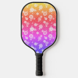 Pickleball Außenfarbenfrohe Blume Schläger