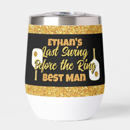 Pickleball Bachelor Party Black Gold Personalisier