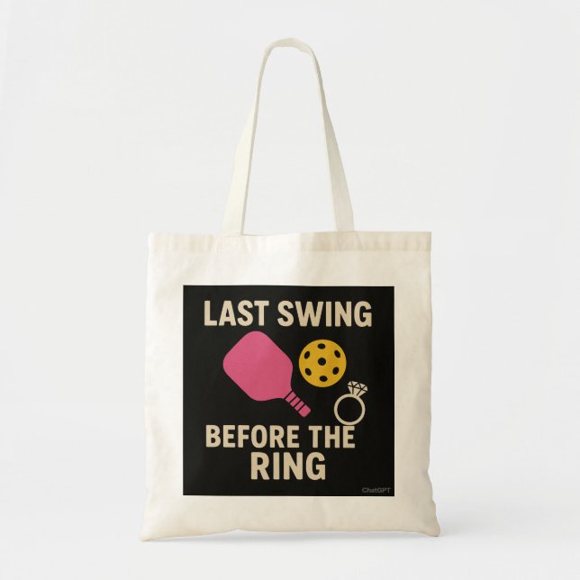 Pickleball Bachelorette Bag Tragetasche (Vorne)