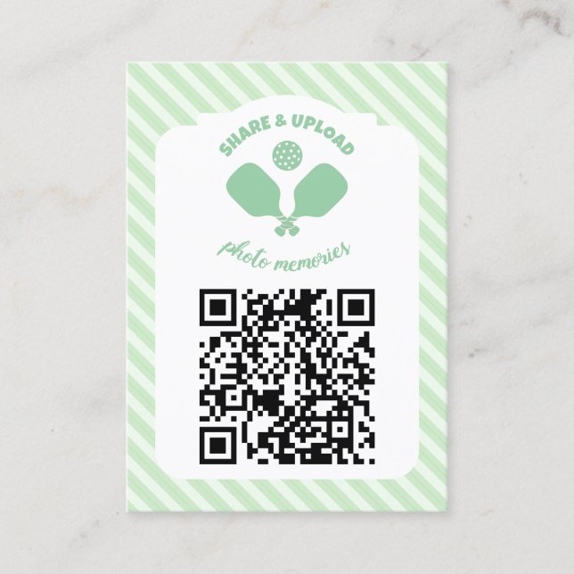 Pickleball Bachelorette Weekend Begleitkarte (Vorderseite)