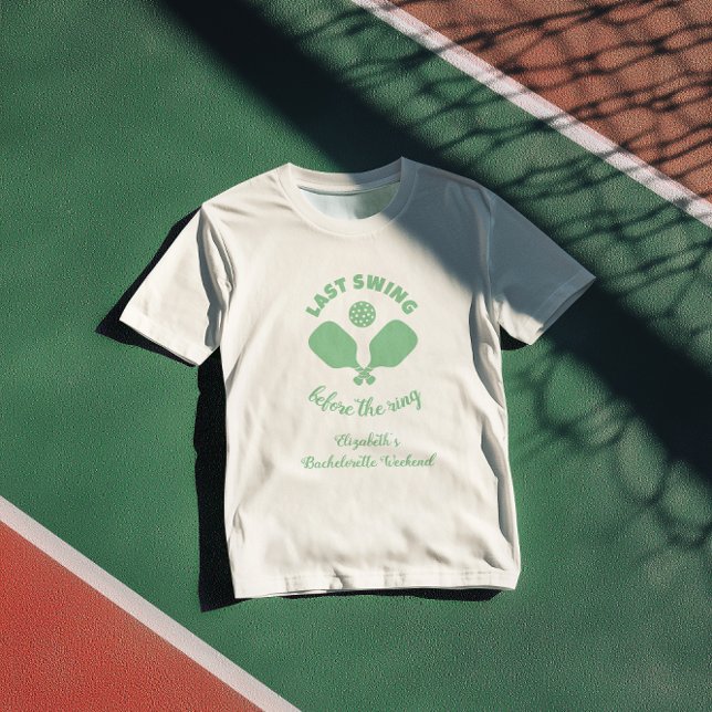 Pickleball Bachelorette Weekend T-Shirt (Von Creator hochgeladen)