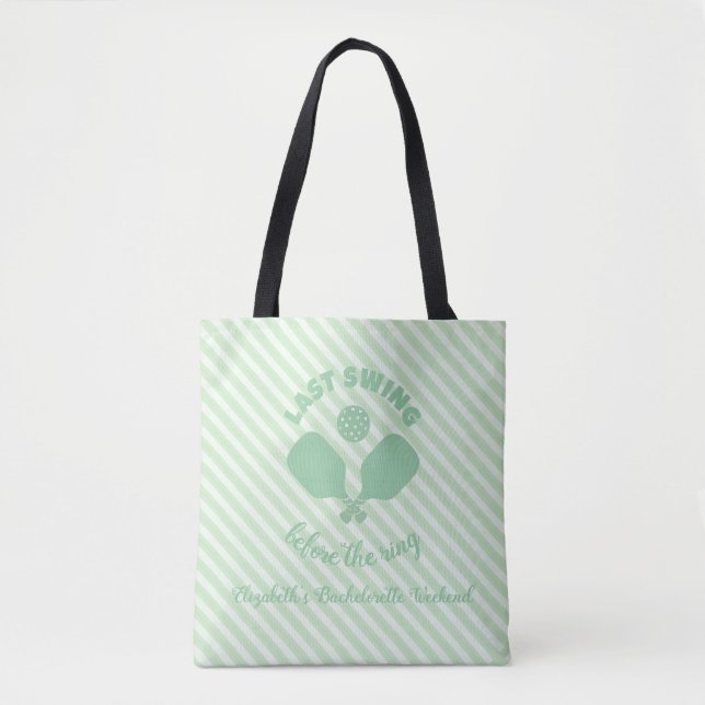 Pickleball Bachelorette Weekend Tasche (Vorderseite)