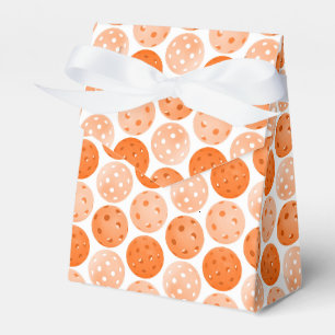 Pickleball Ball, Orange Pickleball Balls auf Weiß Geschenkschachtel