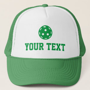 Pickleball Baller Funny Custom Text Name Truckerkappe
