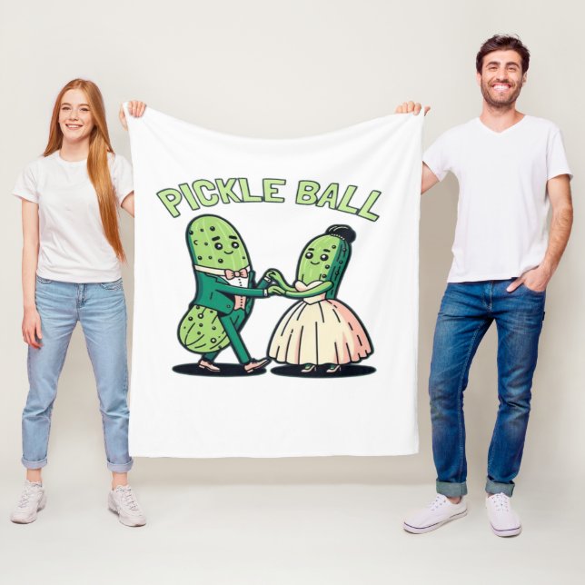 Pickleball Ballroom Dancing Fleecedecke (Beispiel)