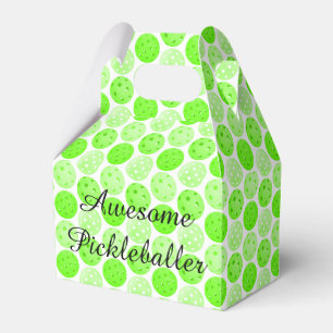 Pickleball Balls - Green Pickleball Balls auf Weiß Geschenkschachtel