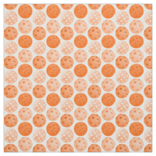 Pickleball Balls - Orange Pickleballs auf Weiß Stoff