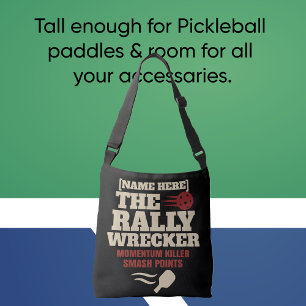 Pickleball Benutzerdefinierter Name The Rally Wrec Tragetaschen Mit Langen Trägern
