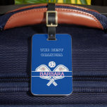 Pickleball Best Grandma Floral Paddle Gepäckanhänger<br><div class="desc">Oma wird mit diesem Gepäck-/Taschentag,  einem wirklich stilvollen Design mit Paddeln im Paddel und personalisiert zusätzlich mit einem zweifarbigen Namen,  ein Gewinner sein. Eine Touch rosa Blume Set es ab. Alle Design-Fragen,  senden Sie einfach eine E-Mail an charmdesignstudio@rcn.com und wir freuen uns,  Ihnen zu helfen.</div>