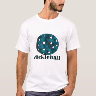pickleball bewölkter blauer Ball .png des Textes n T-Shirt