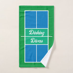 Pickleball Blue Green Court Nom de l'équipe Sweat