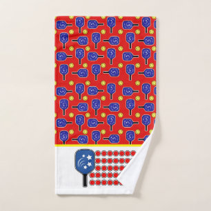 Pickleball Blue Paddles Yellow Balls 4 juillet