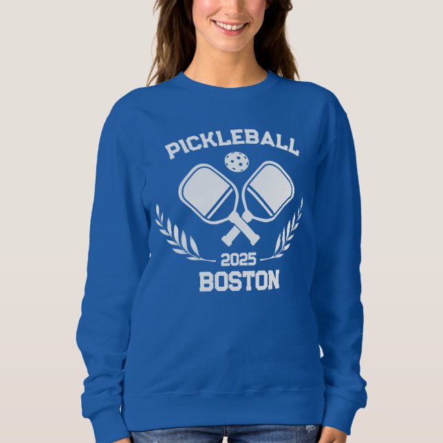 Pickleball Boston 2025 Custom Sweatshirt (Vorderseite)