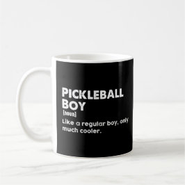 Pickleball Boy Funny Dictionary Definition Kaffeetasse