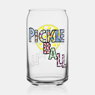 Pickleball-Buchstaben Dosenglas