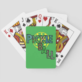 Pickleball-Buchstaben Spielkarten