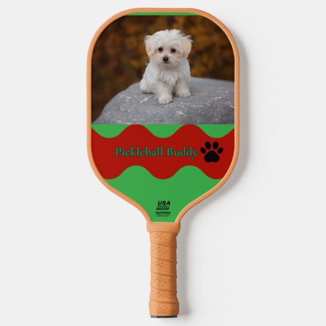 Pickleball Buddy Dog Paddle (Vorderseite)
