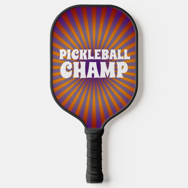 PICKLEBALL CHAMP RETRO PADDLE (Vorderseite)