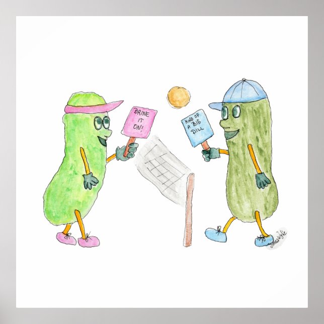 Pickleball Champion Poster (Vorne)