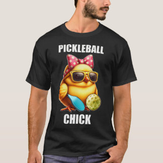 Pickleball Chick Damen Pickleball Pickle Ball Pla T-Shirt