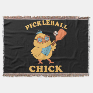 Pickleball Chick - Retro Decke