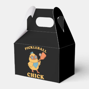 Pickleball Chick - Retro Geschenkschachtel