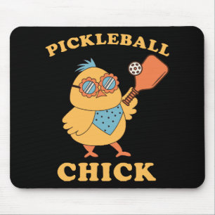 Pickleball Chick - Retro Mousepad