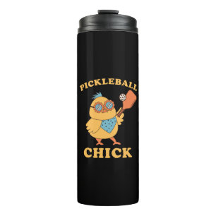 Pickleball Chick - Retro Thermosbecher
