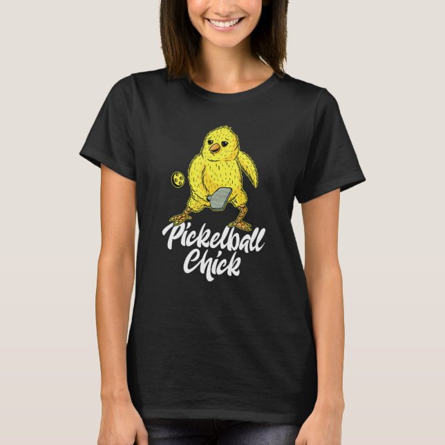 Pickleball Chick T-Shirt (Vorderseite)