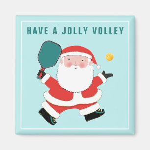 Pickleball Christmas Kleine Geschenk Magnet