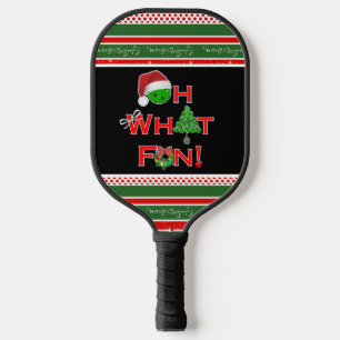 Pickleball Christmas Oh, was Spaß Red Green weiß Schläger