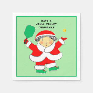 Pickleball Christmas Party Serviette