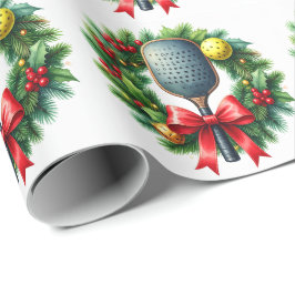 Pickleball Christmas themed Geschenkpapier