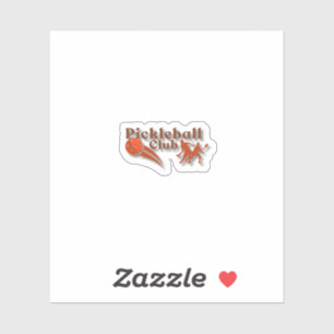 Pickleball-Club-Logo - Gear & Geschenke nach Maß Aufkleber
