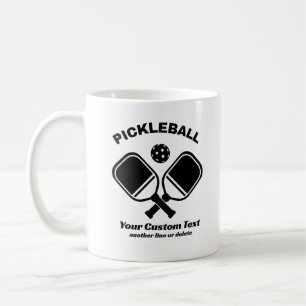 Pickleball Club Pickleball Paddle & Ball Custom Kaffeetasse