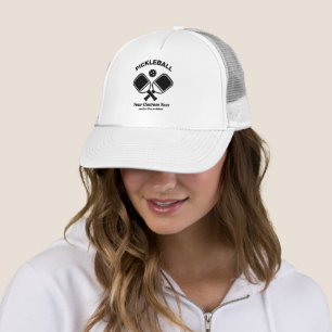 Pickleball Club Pickleball Paddle & Ball Custom Truckerkappe